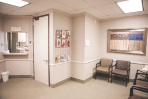 front desk at the shawnee mission doctors office