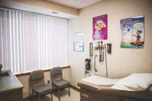 The inside of our shawnee mission doctors office