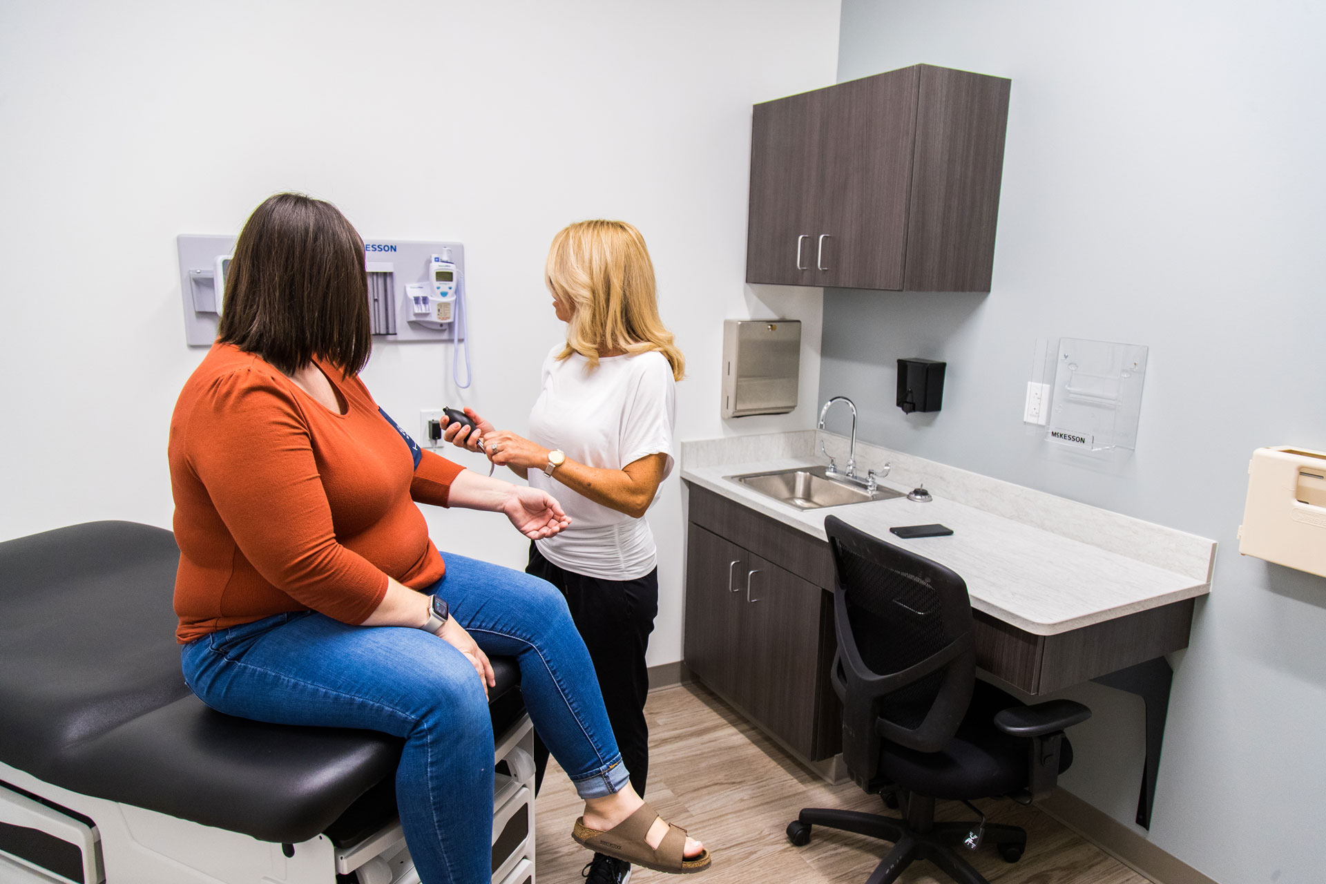 The inside of our shawnee mission doctors office